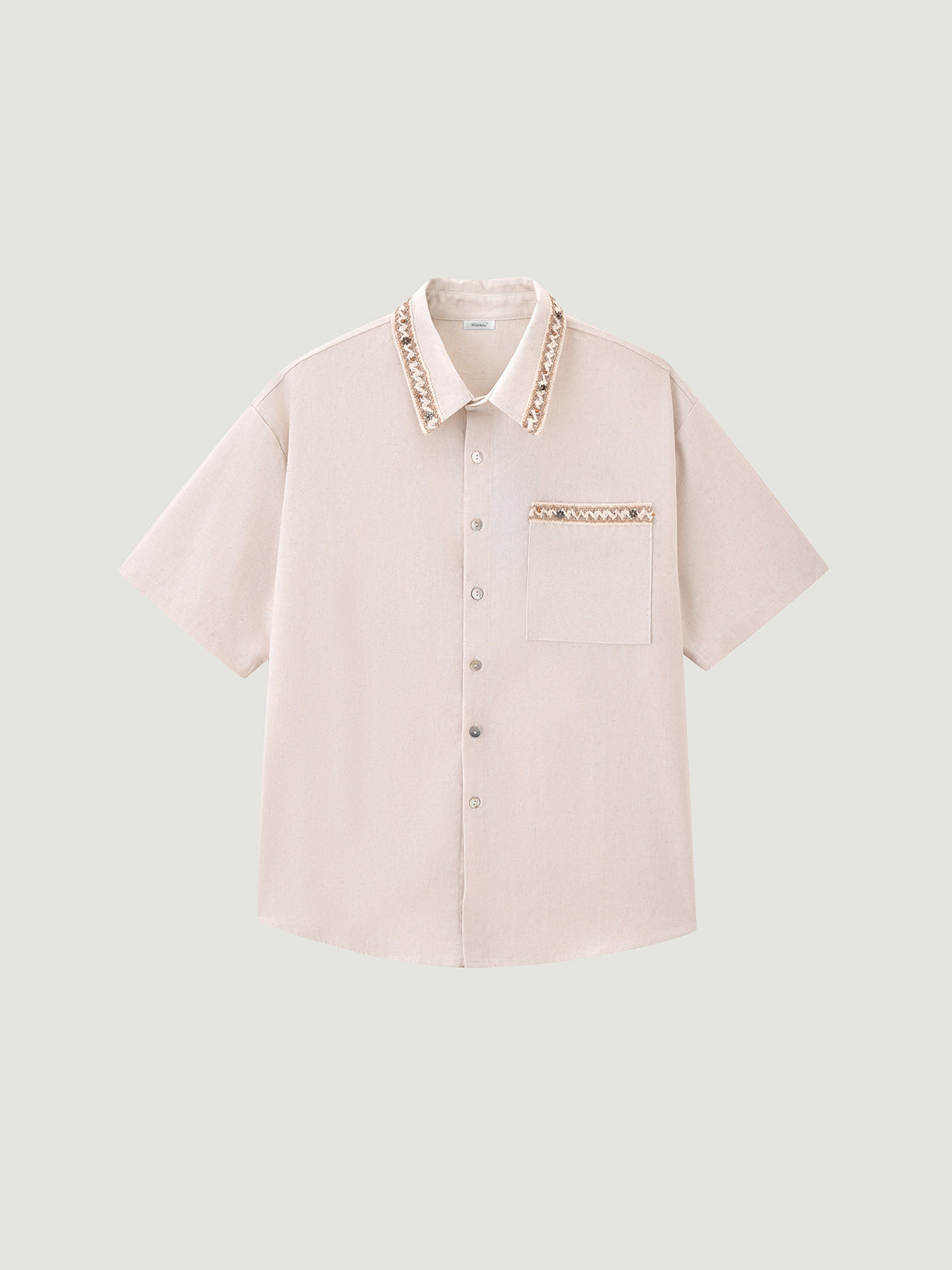 Sunny Escape Appliqué Short Sleeves Shirt For Adults
