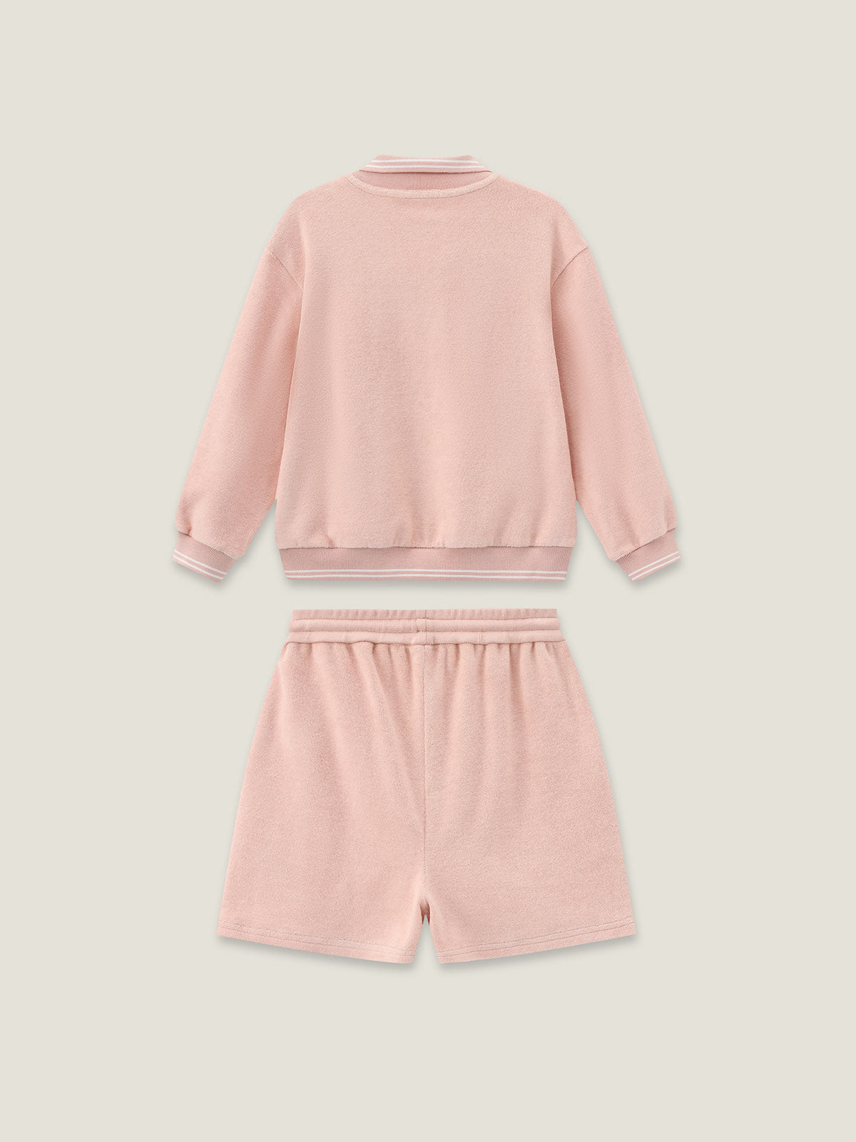 Kid's Pink Sweatshirt Set