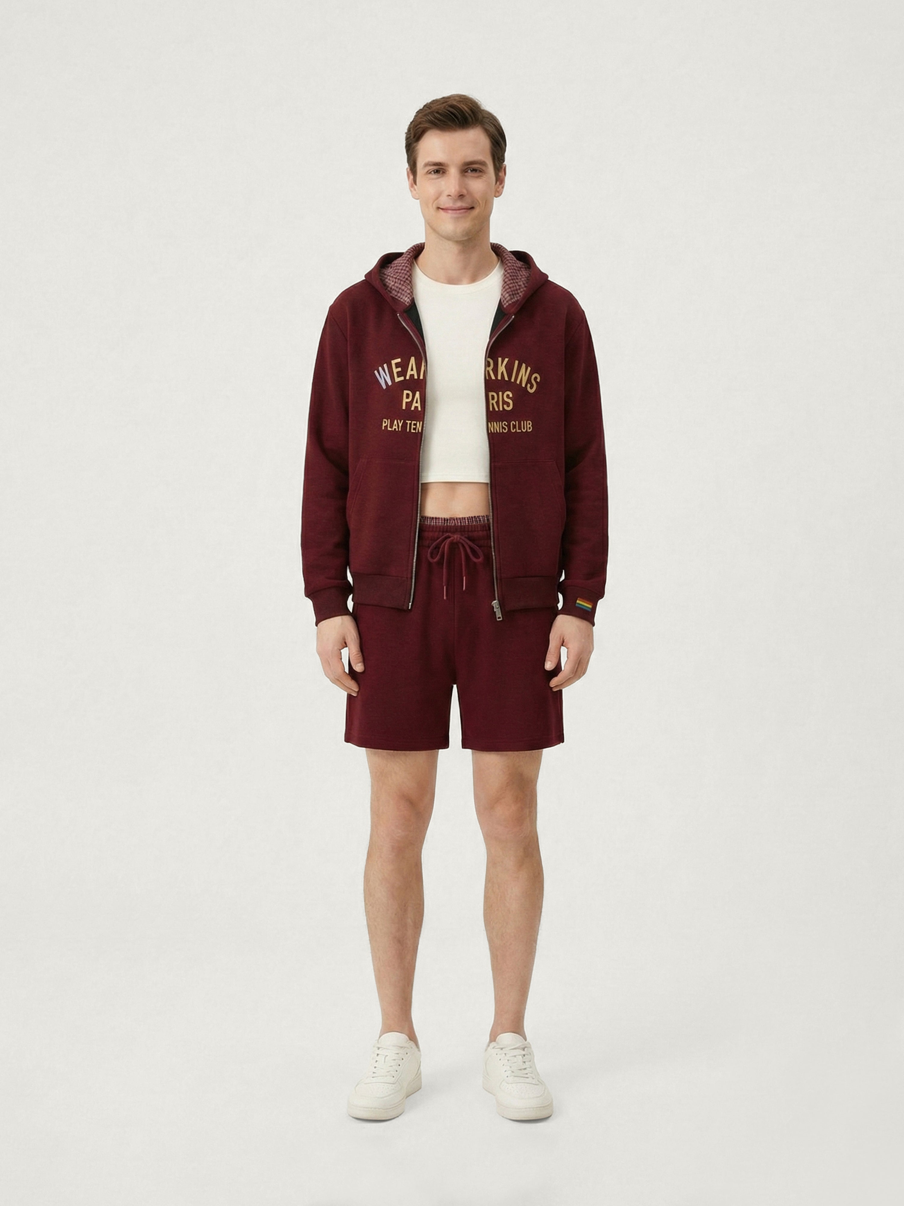 Adult Hooded Sweatshirt T-Shirt Set