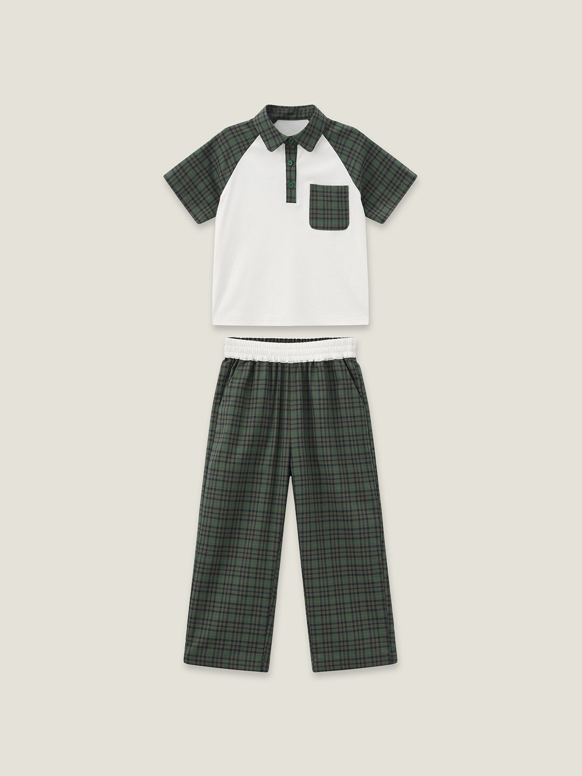 kids-plaid-patchwork-suit