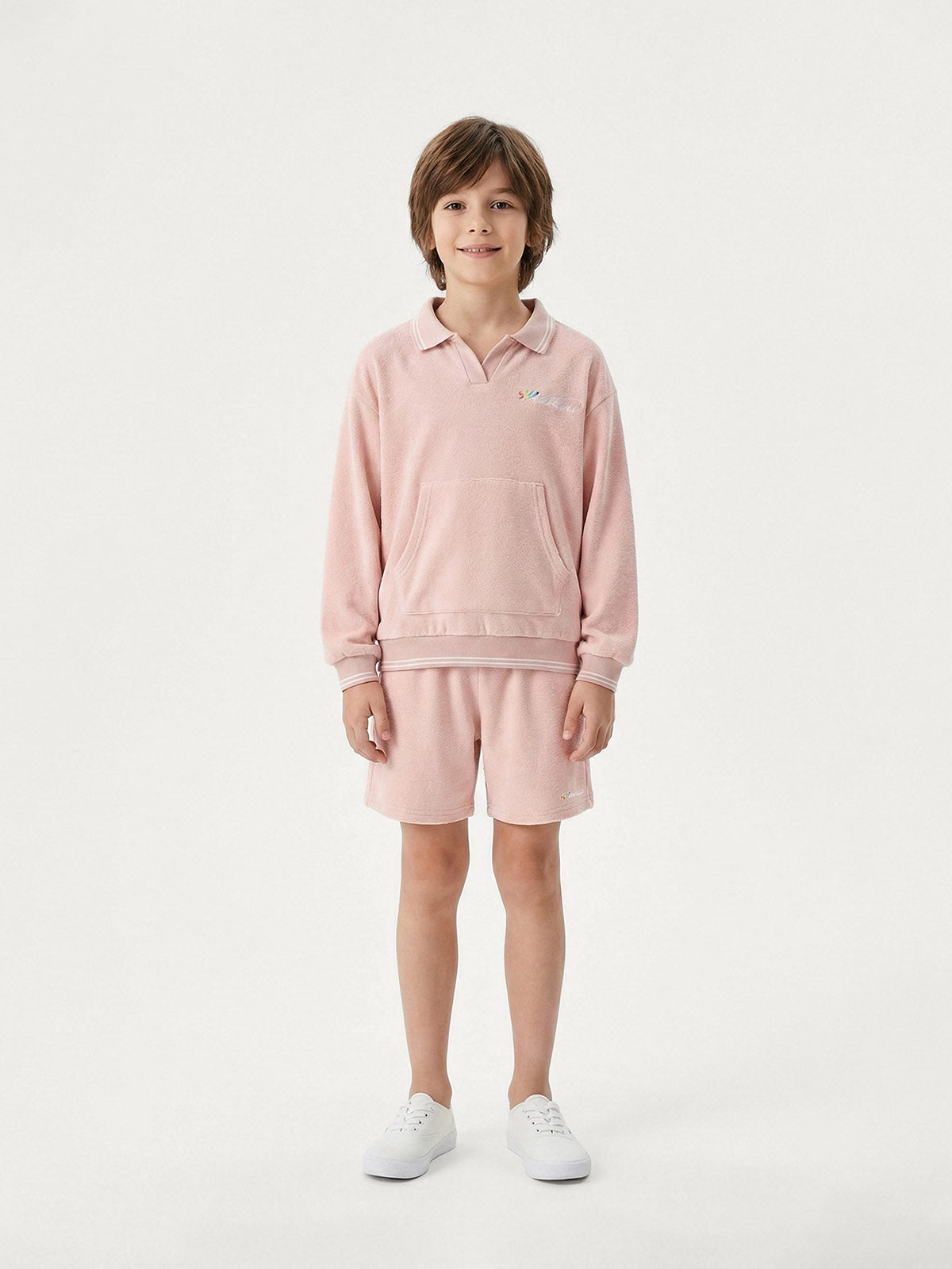 Kid's Pink Sweatshirt Set