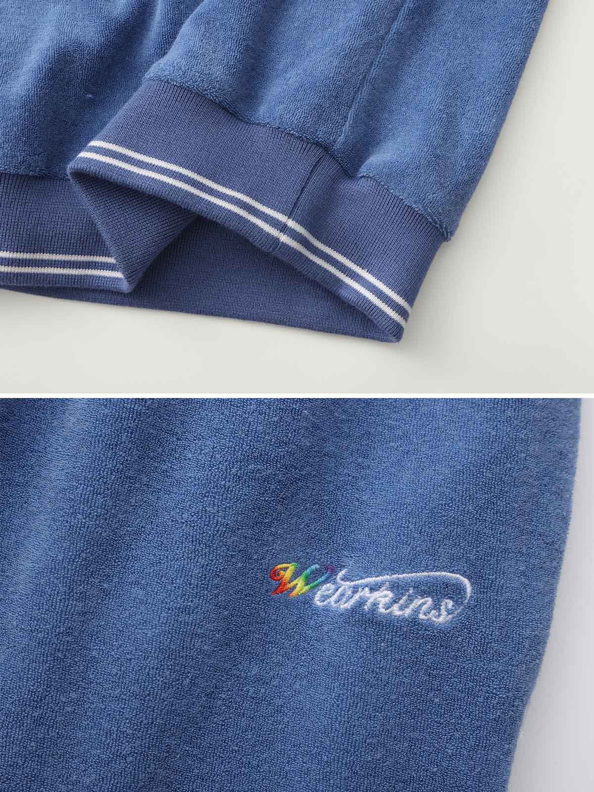 Adult Blue Sweatshirt Set