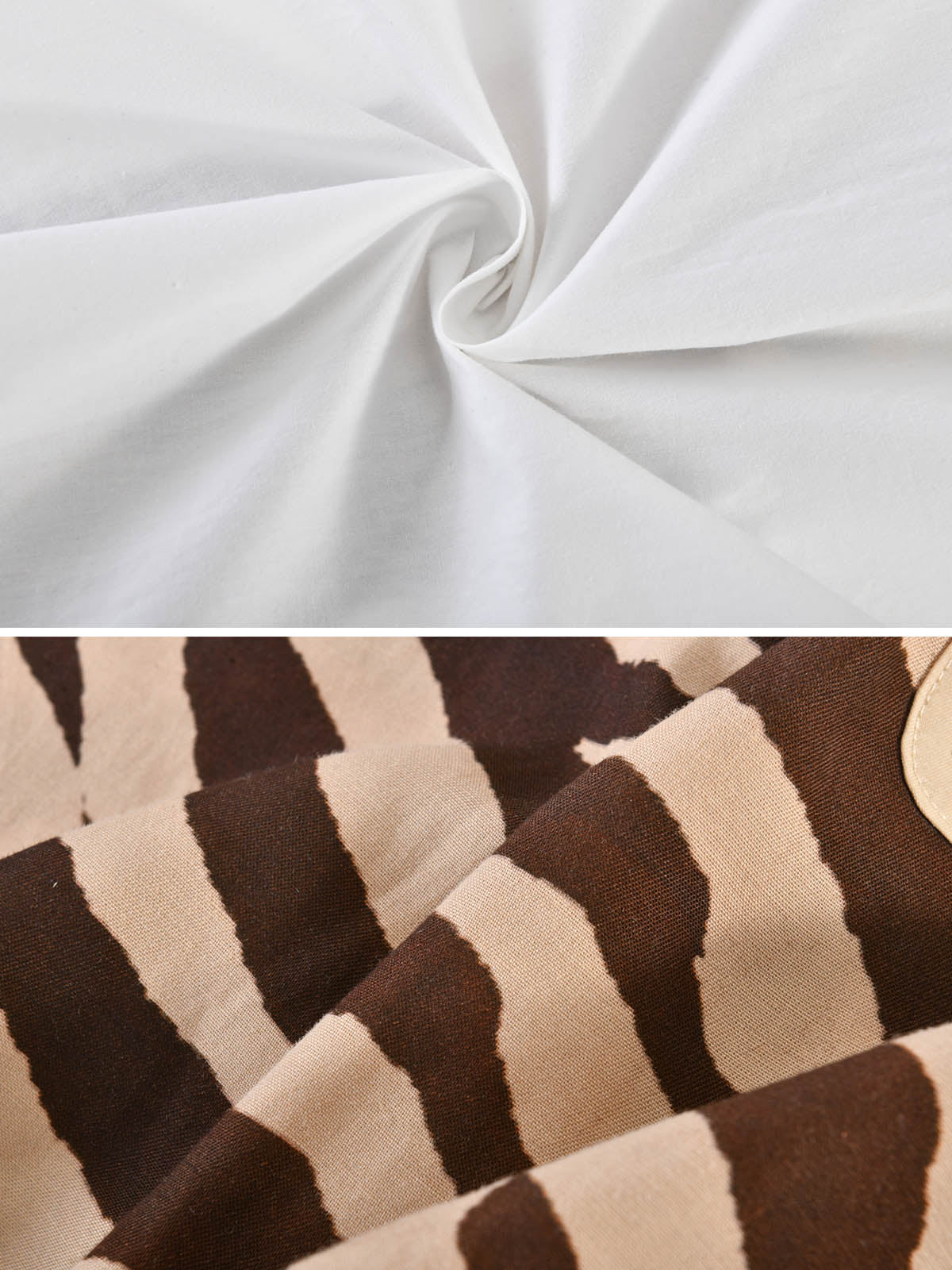 Sunny Escape Roam Zebra Striped Shirt & Shorts Set For Kids