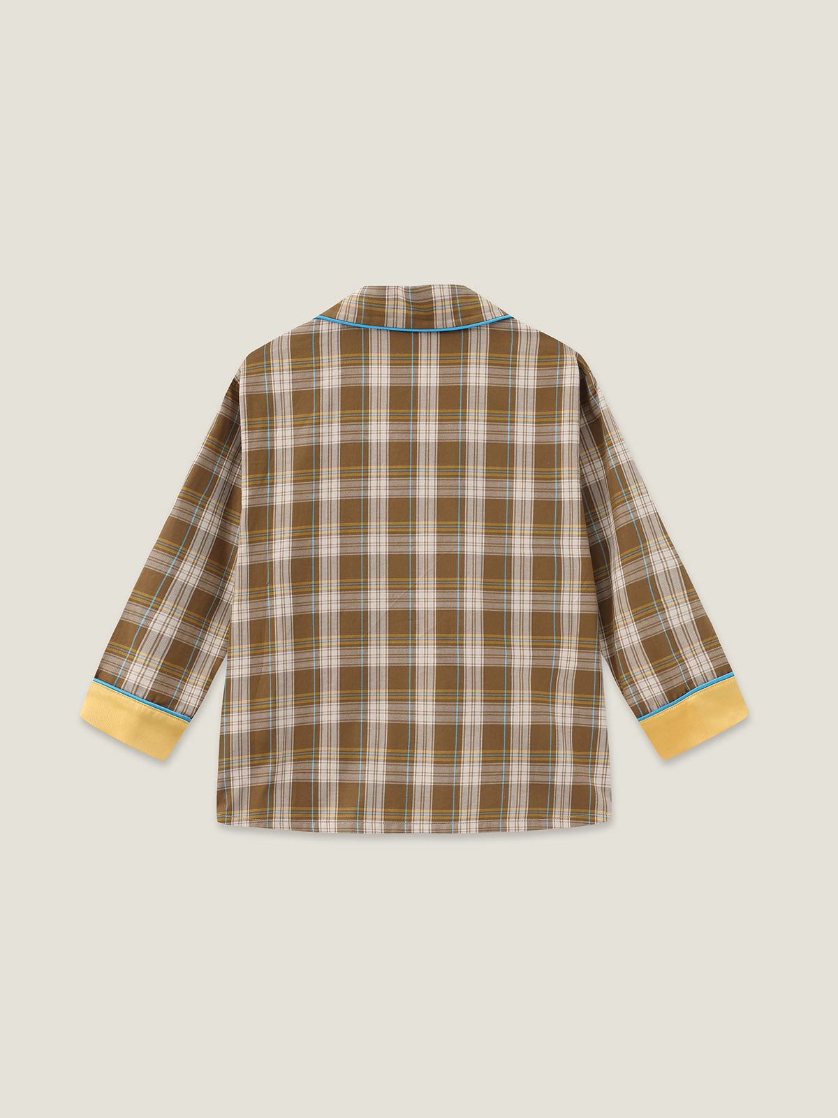 kids-plaid-pajams-suit