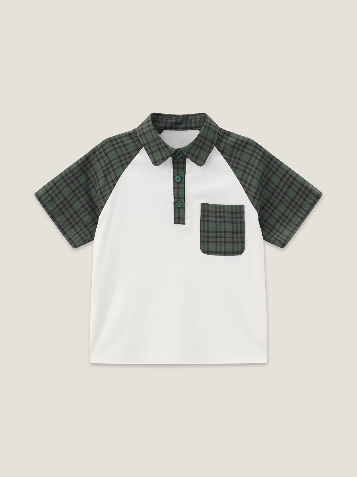 plaid-patchwork-suit-for-kids