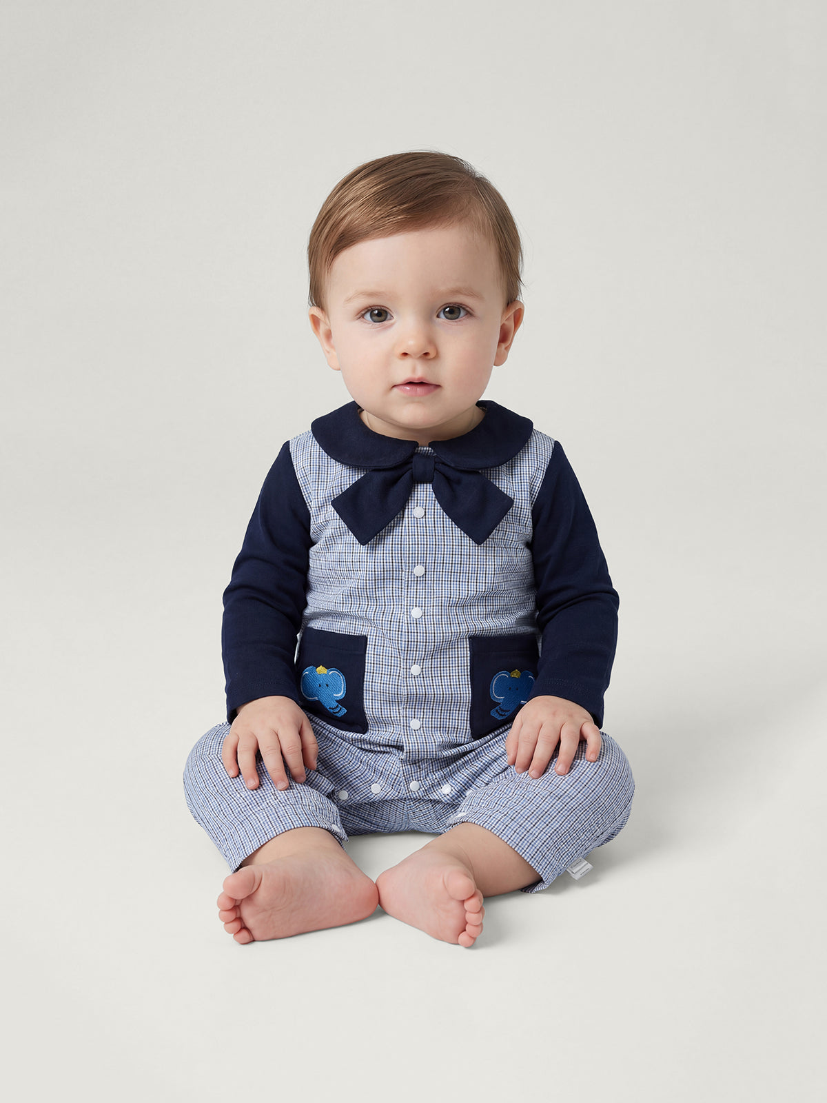 Patchwork Baby Romper