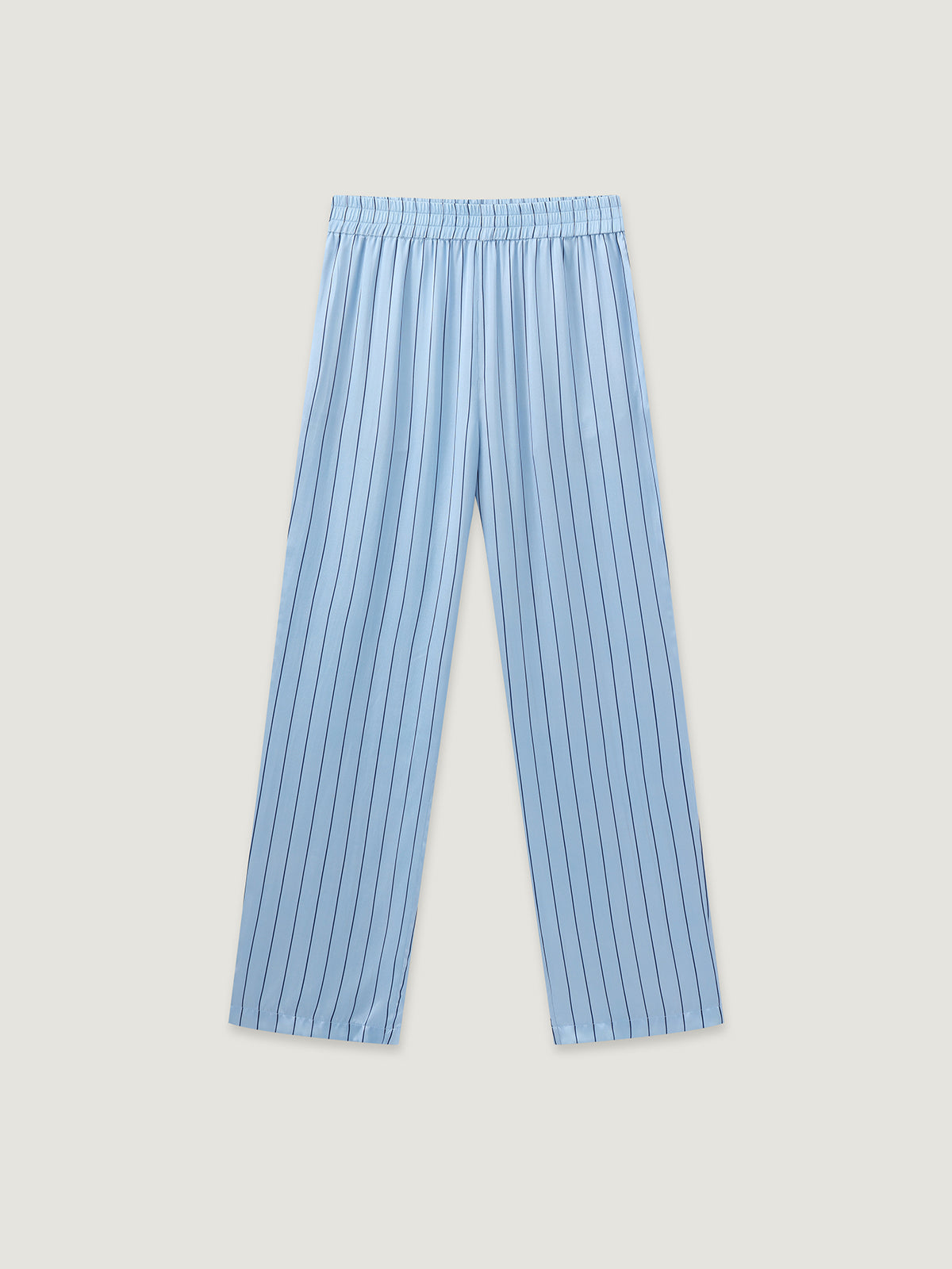Cozy Nest Silk Striped Pajamas Set For Adults