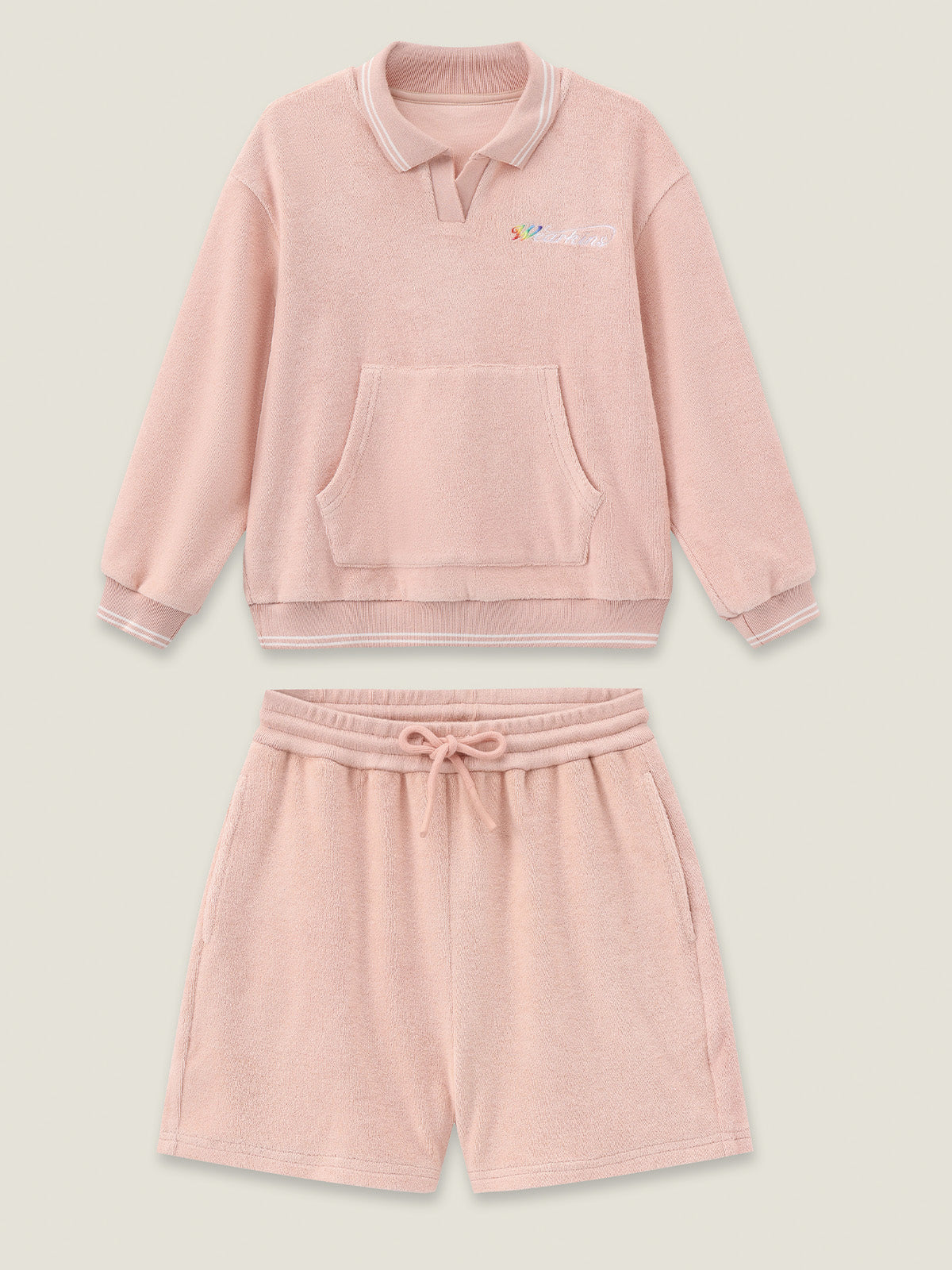 kids-pink-sweatshirt-set