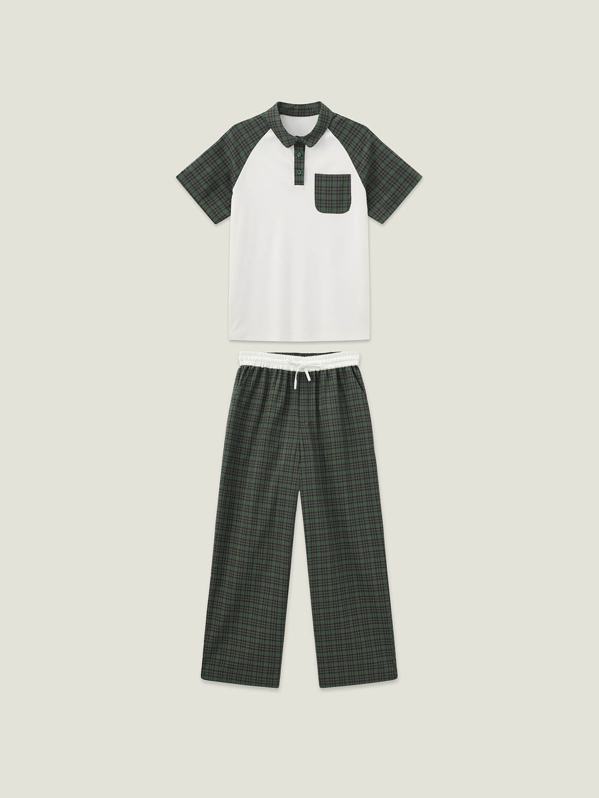 plaid-patchwork-suit-for-adults