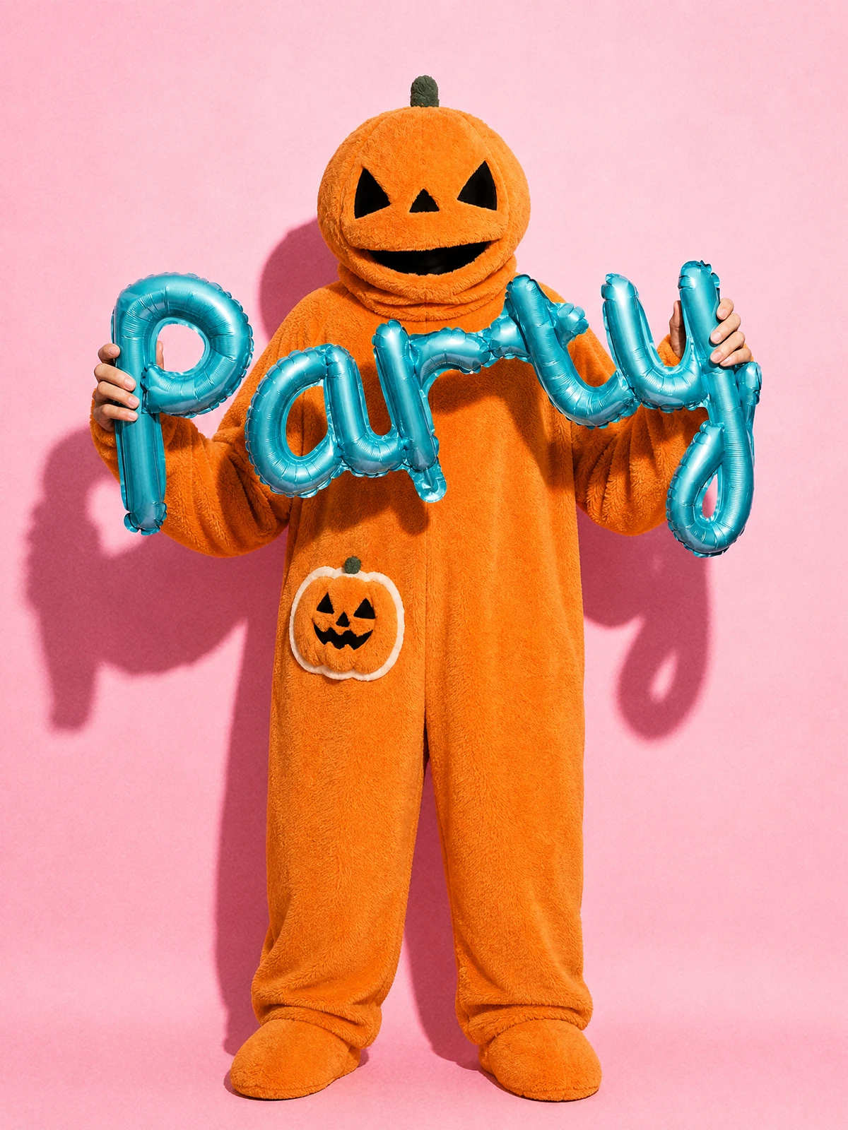Spooky Funny Halloween Pumpkin One‑Piece Pajama