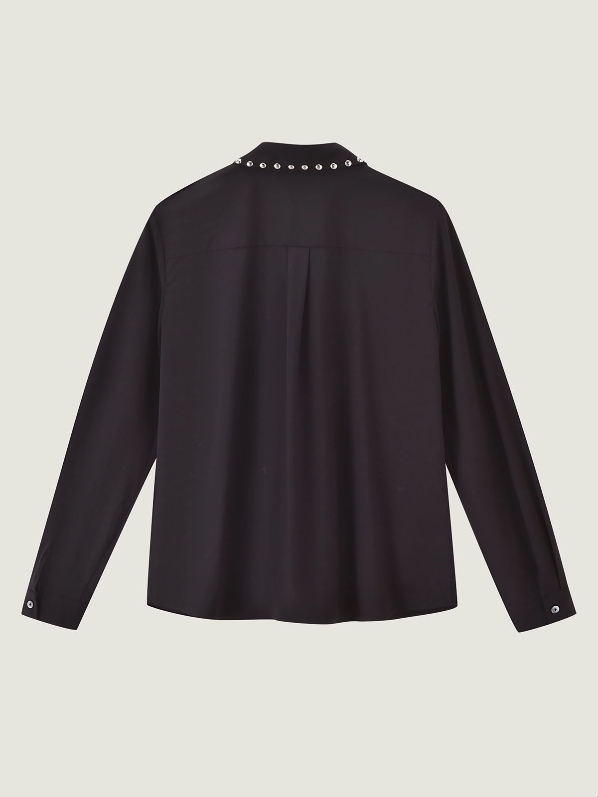 Adult Studded Collar Shirt, Pleated Maxi Skirt and Jacket Set | KINS CLASS