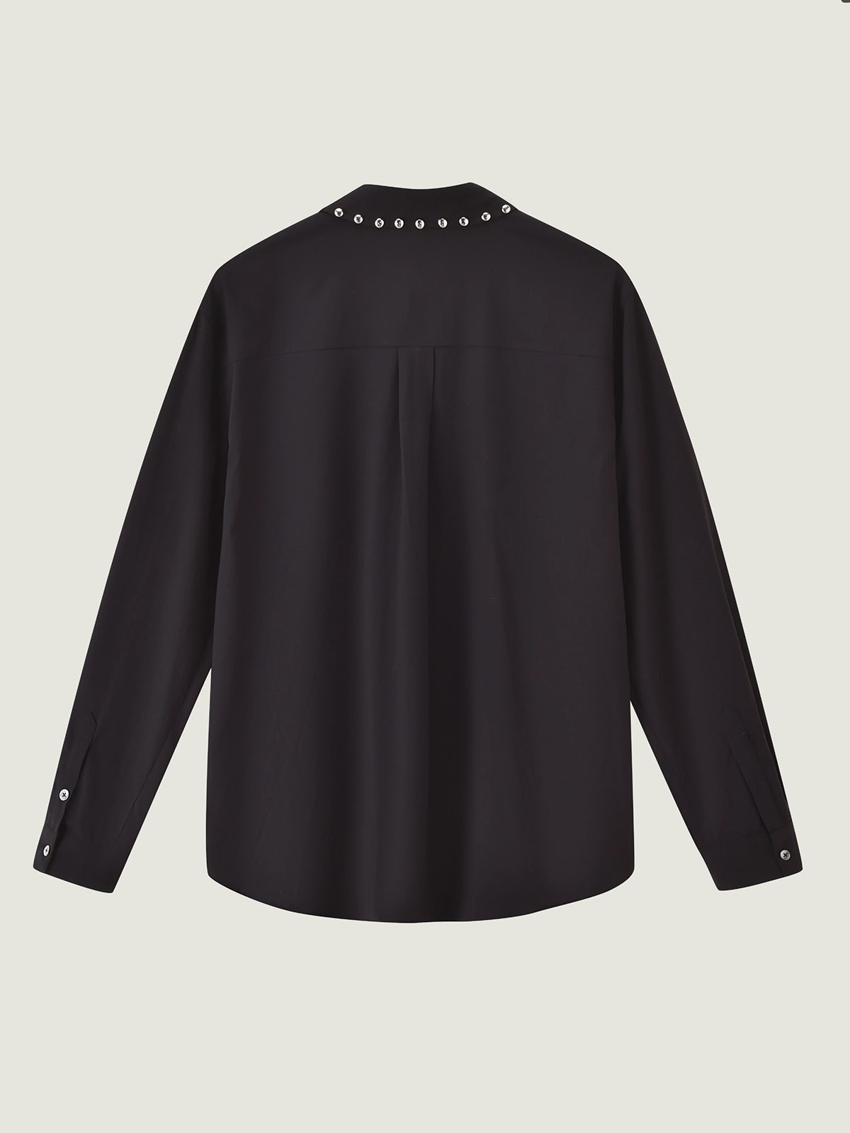 Adult Studded Collar Shirt, Tailored Shorts and Jacket Set | KINS CLASS