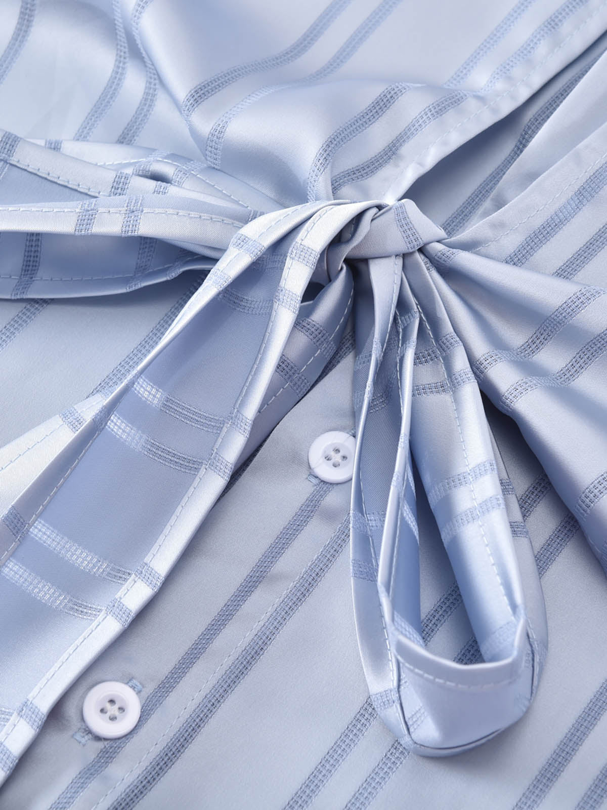 Sunny Escape Tie-Front Shirt For Adults