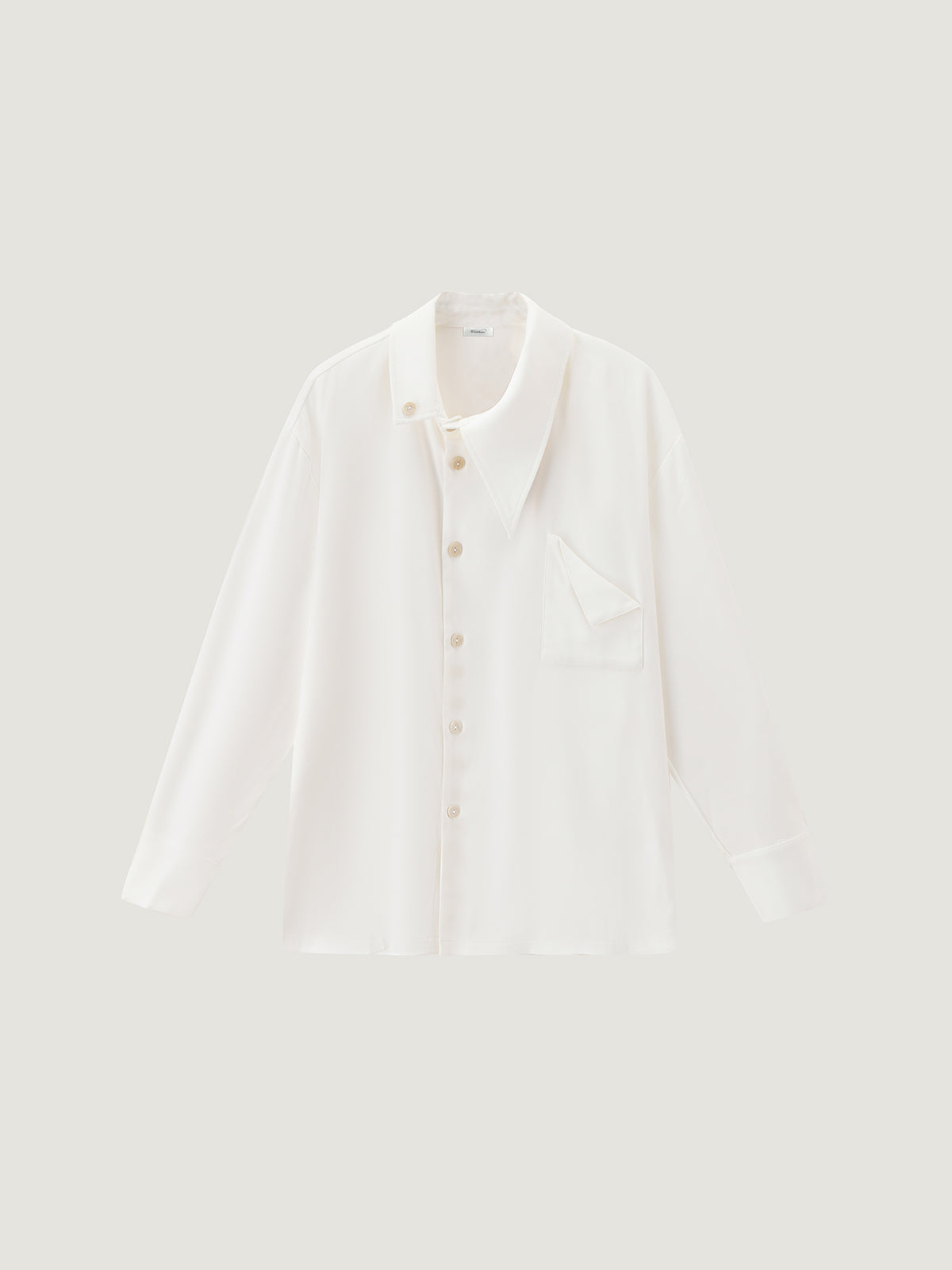 Asymmetric Collar Structured Shirt for Adults｜KINS CLASS