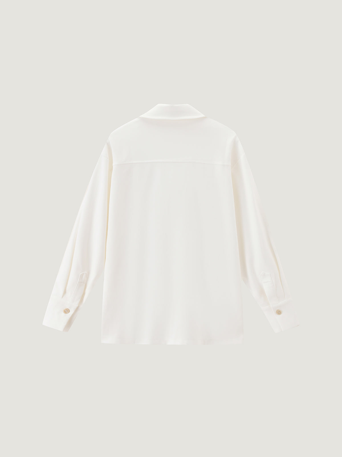 Asymmetric Collar Structured Shirt for Adults｜KINS CLASS