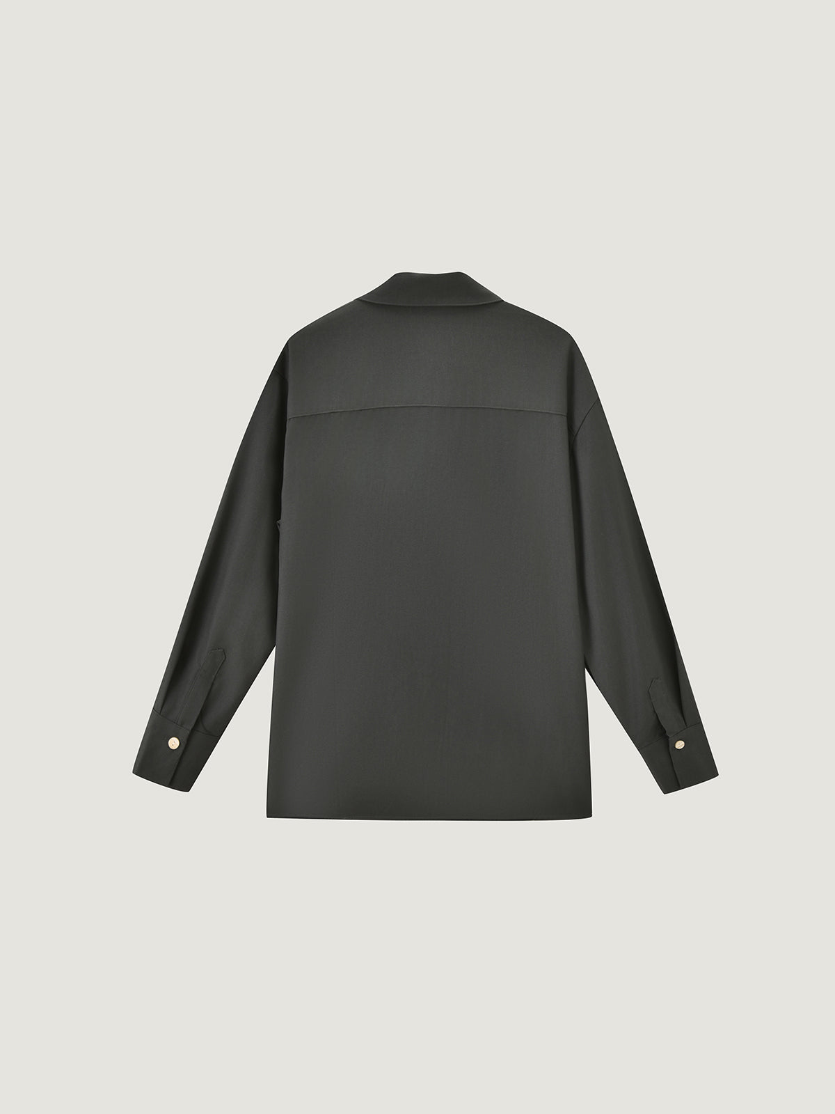 Asymmetric Collar Structured Shirt for Adults｜KINS CLASS
