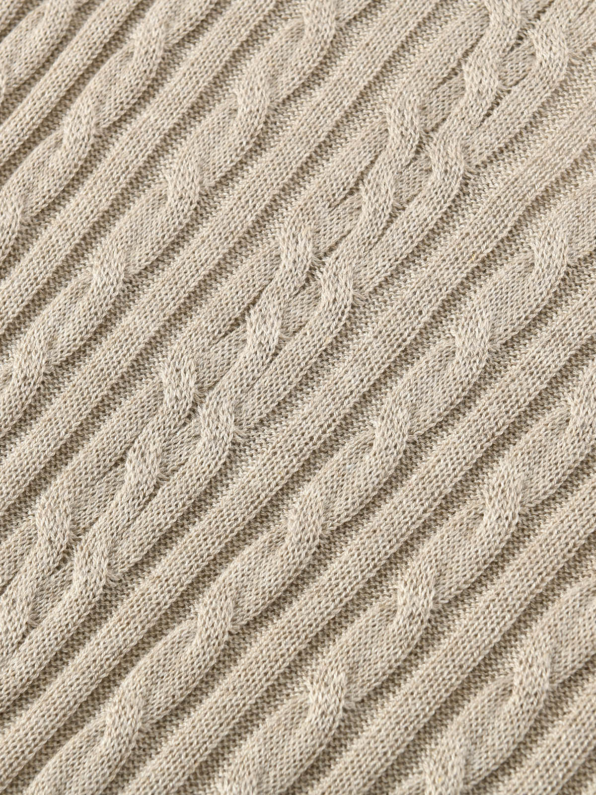 Cable Knit Short Sleeve Henley T-Shirt For Adults | KINS CLASS