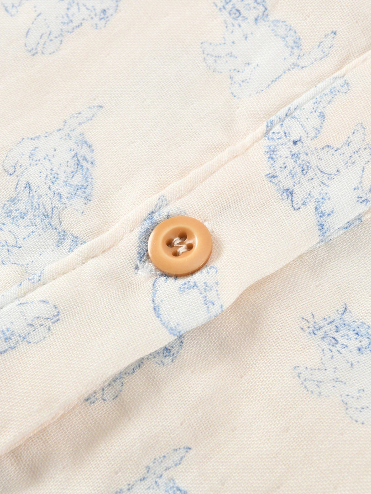 Kid's Blue Cat Print Pajamas Set | COZY NEST