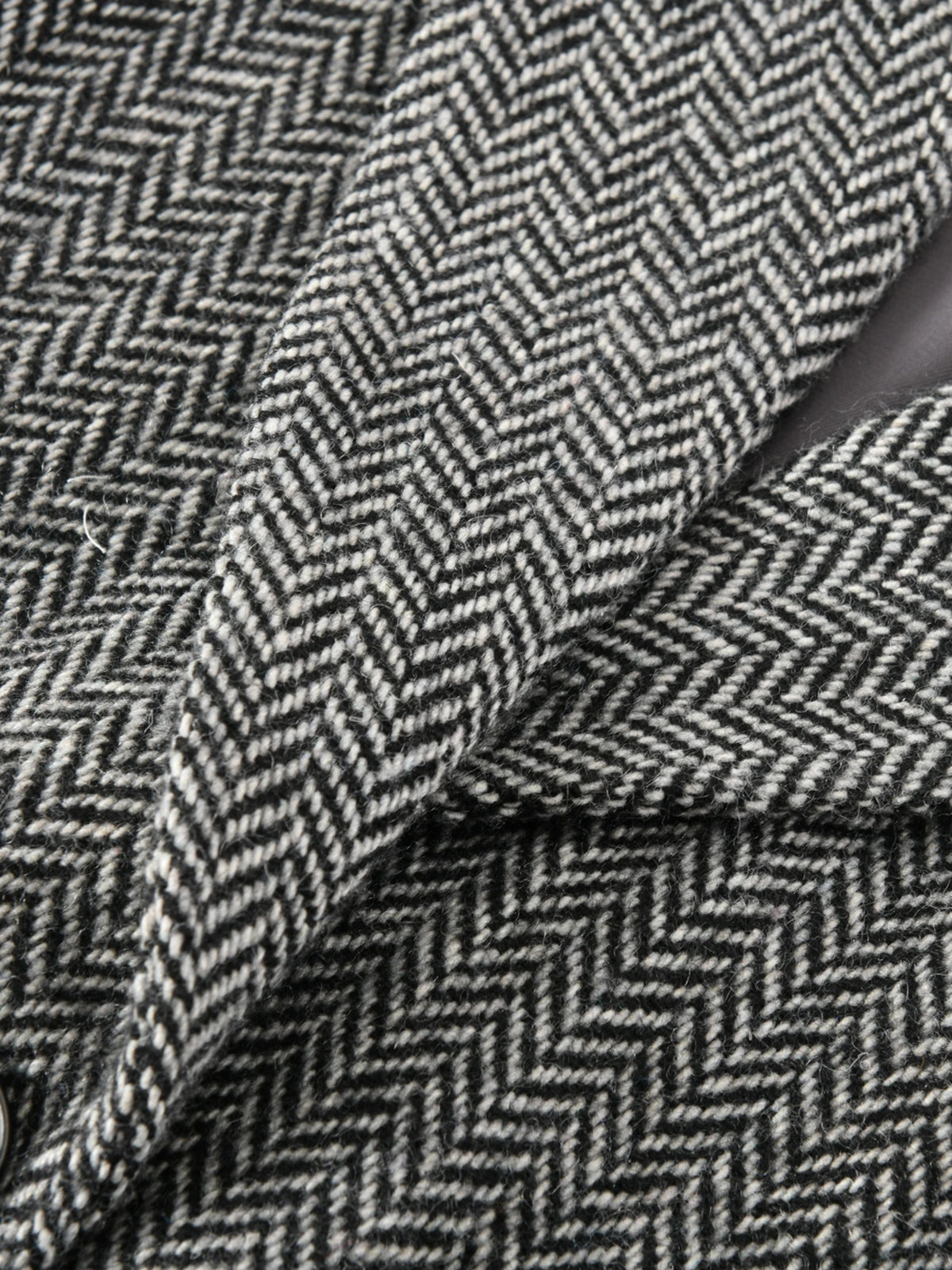Herringbone Blazer Shirt Pants Set | KINS CLASS