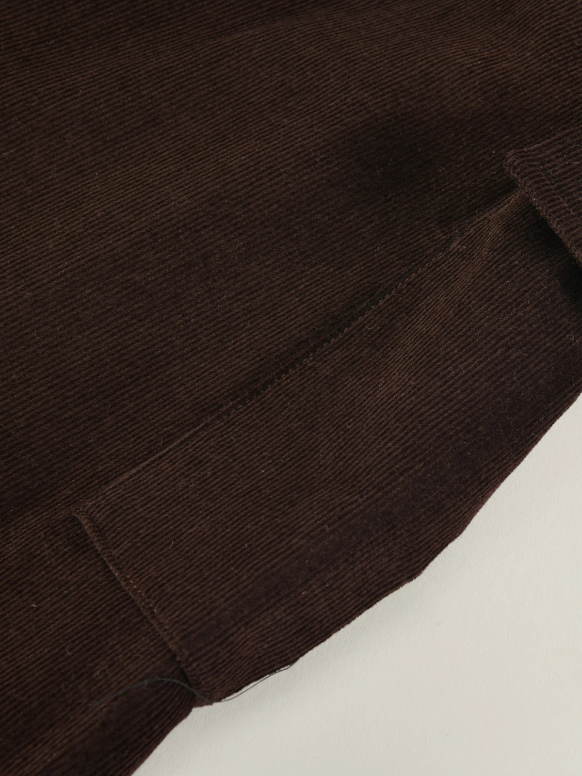 Kid's Brown Corduroy Pinafore Dress Set | KINS CLASS