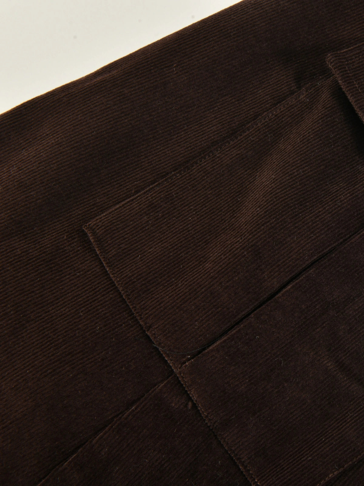 Kid's Brown Corduroy Pinafore Dress Set | KINS CLASS