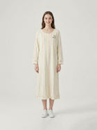 Colorful Striped Pajamas Dress