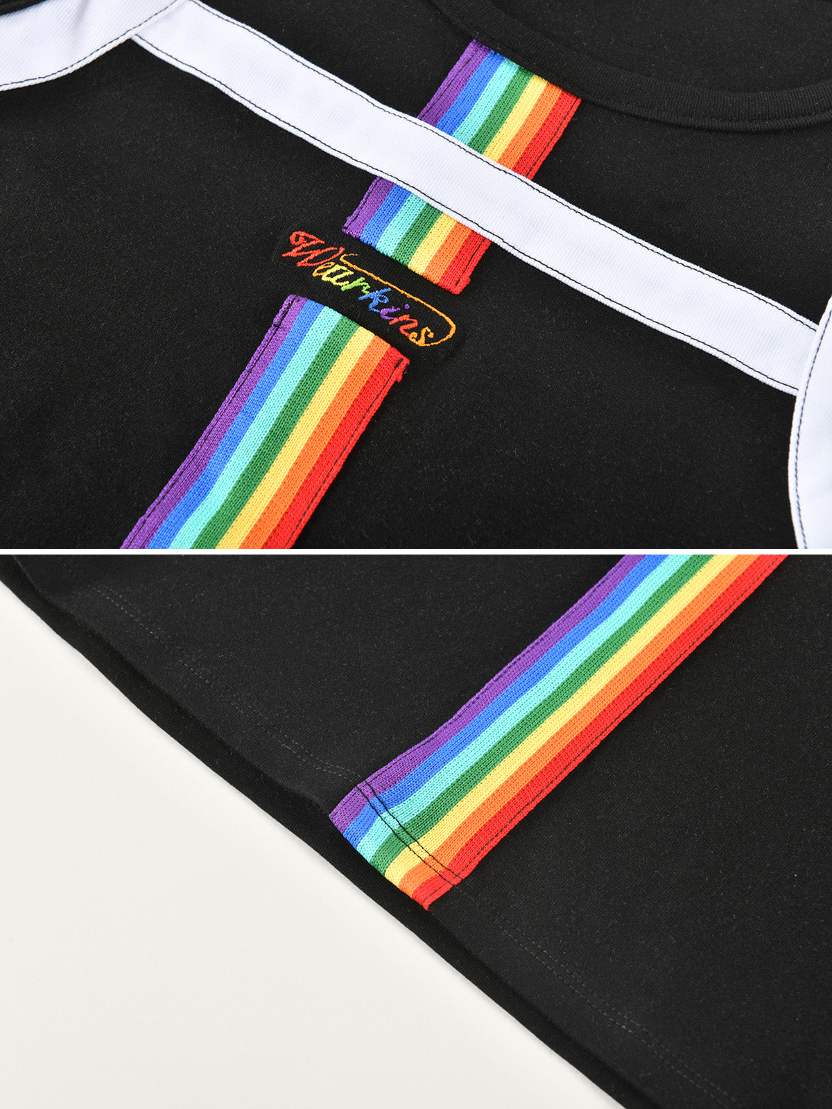 Pride Month Parade Rainbow Stripe Tank Top for Kids