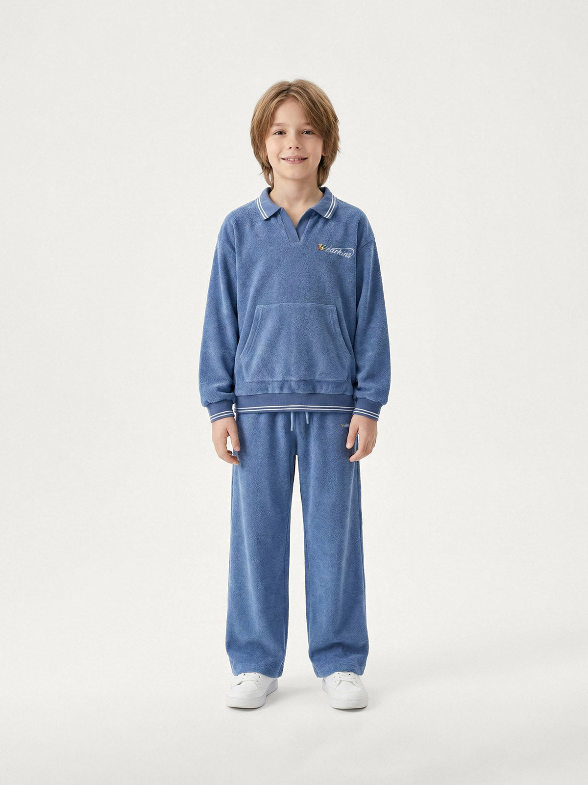 Kid's Blue Sweatshirt Set