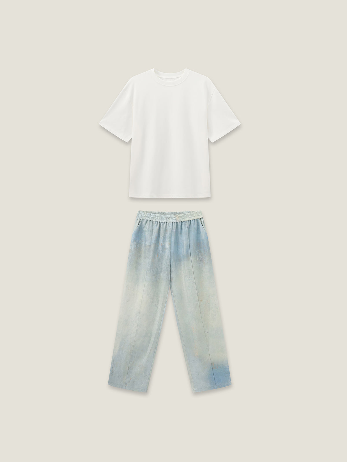 adults-printed-t-shirt-pants-suit