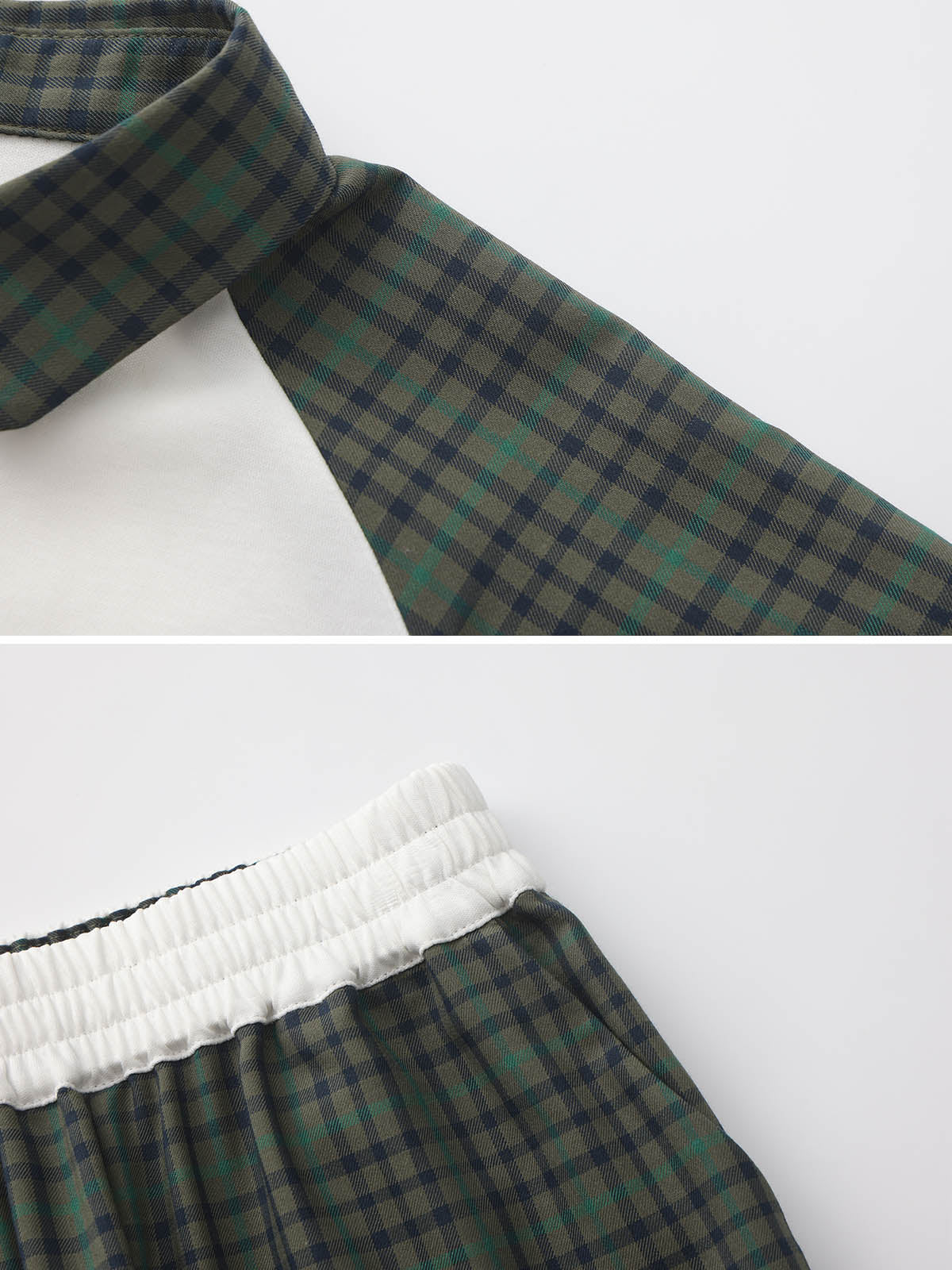 plaid-patchwork-suit-for-kids