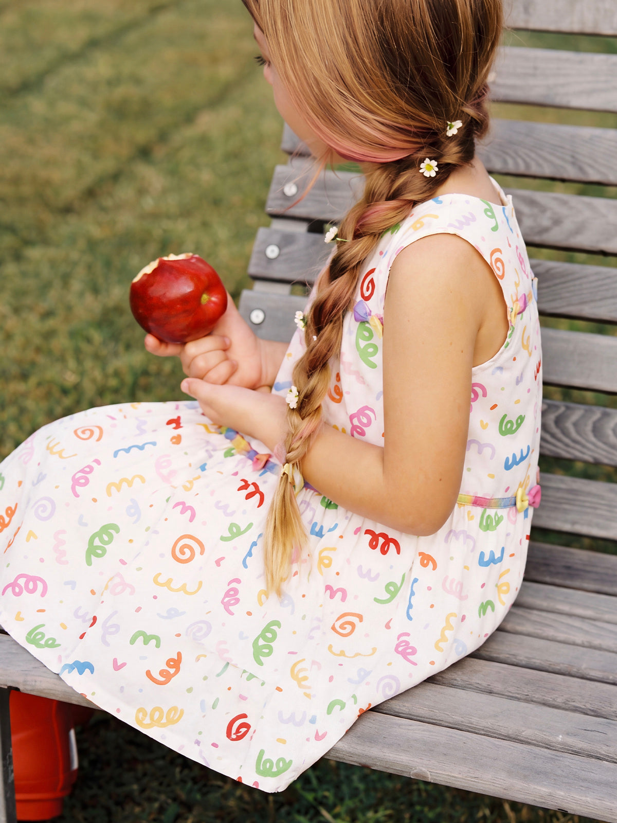 Sunny Escape Expressive Dress For Kids