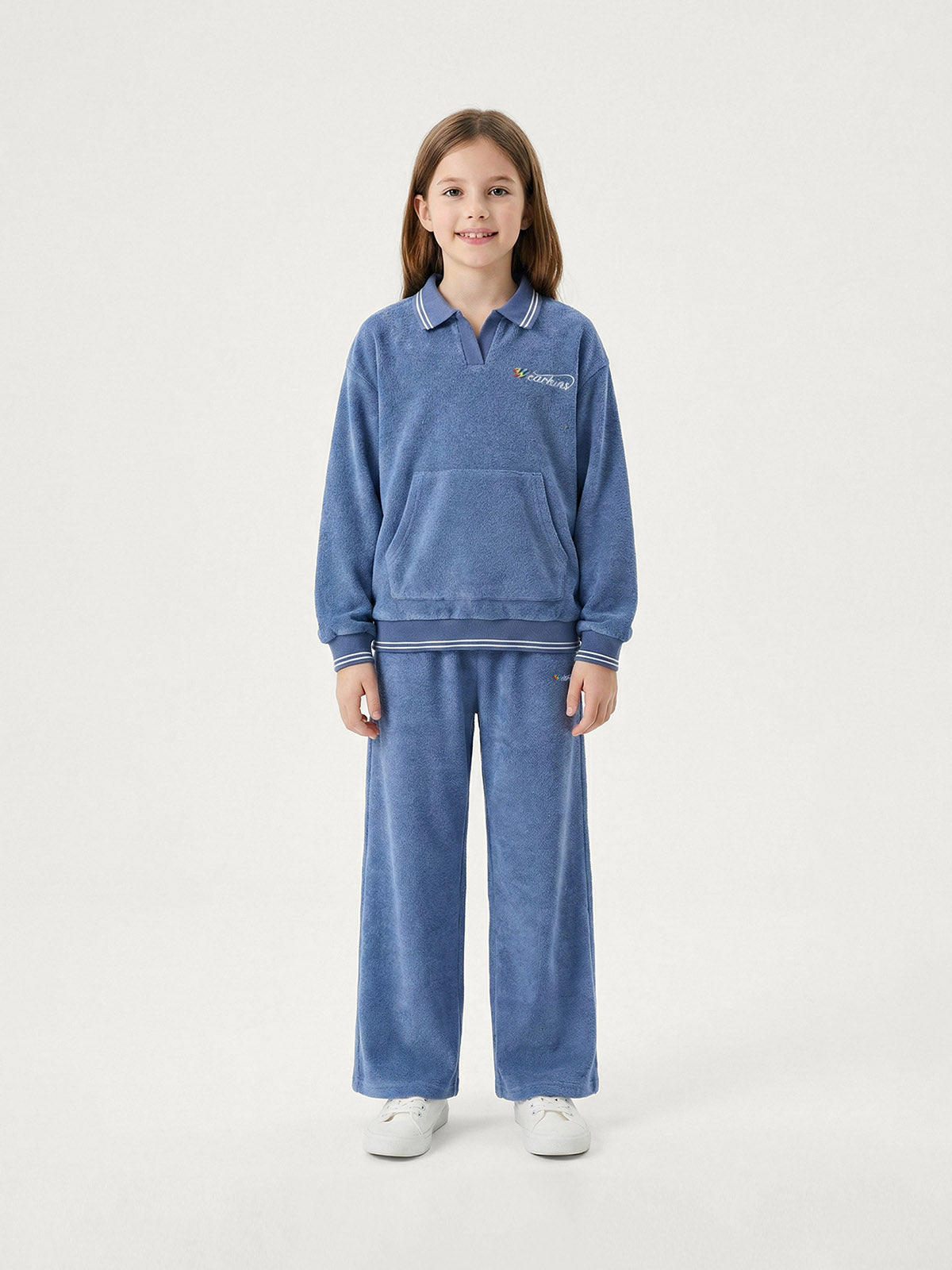 Kid's Blue Sweatshirt Set