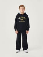 Kid's Blue Hooded Sweatshirt Set