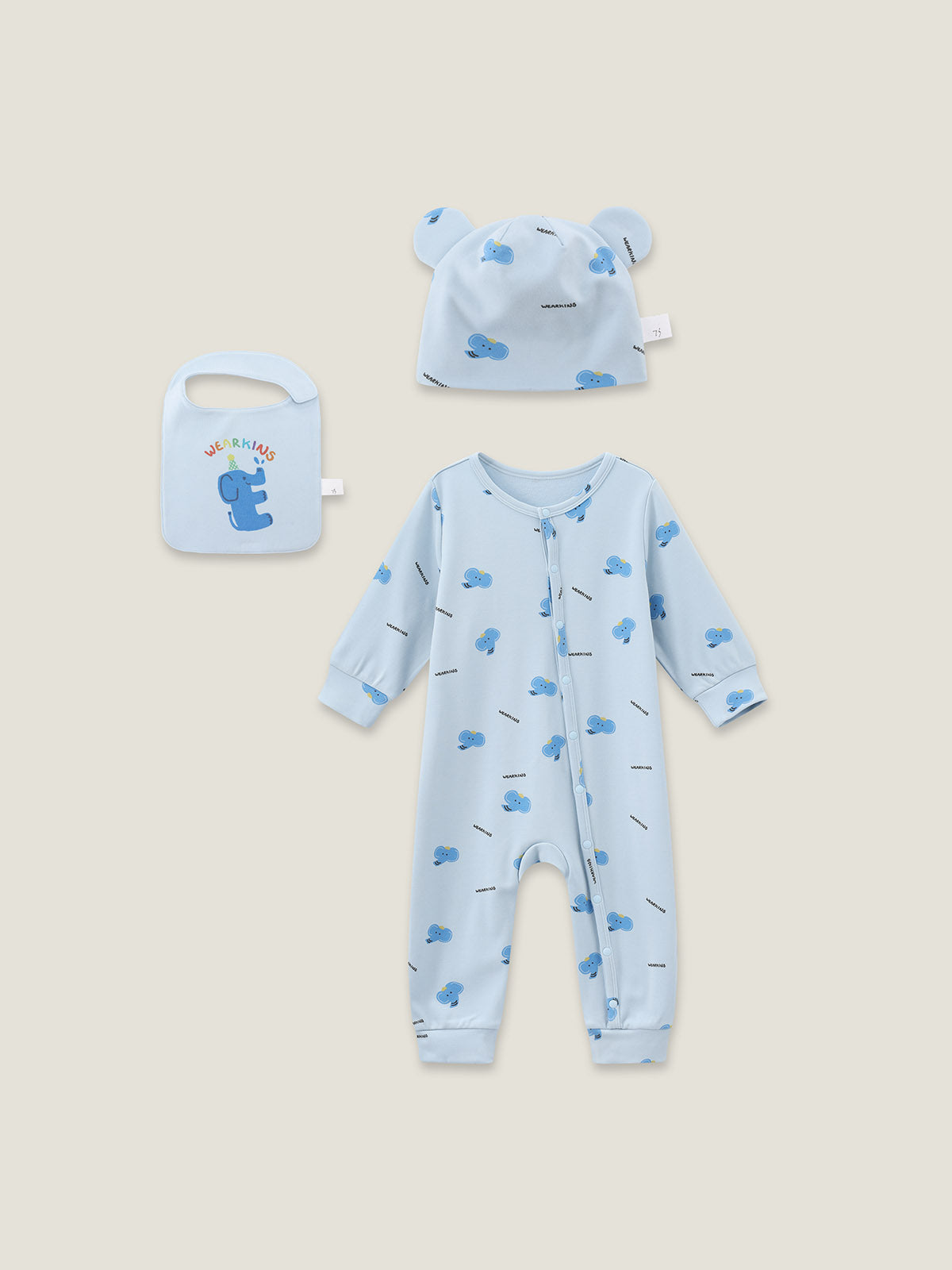 baby-elephant-print-onesie