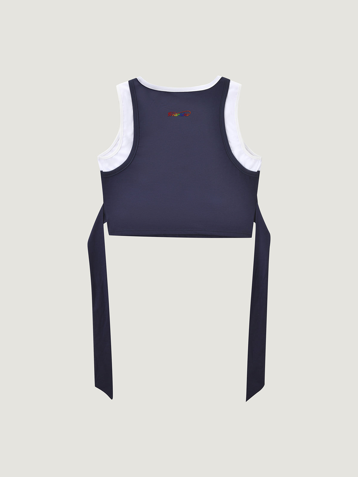 Pride Month Parade Kins Class Lace-Up Crop Top for Adults