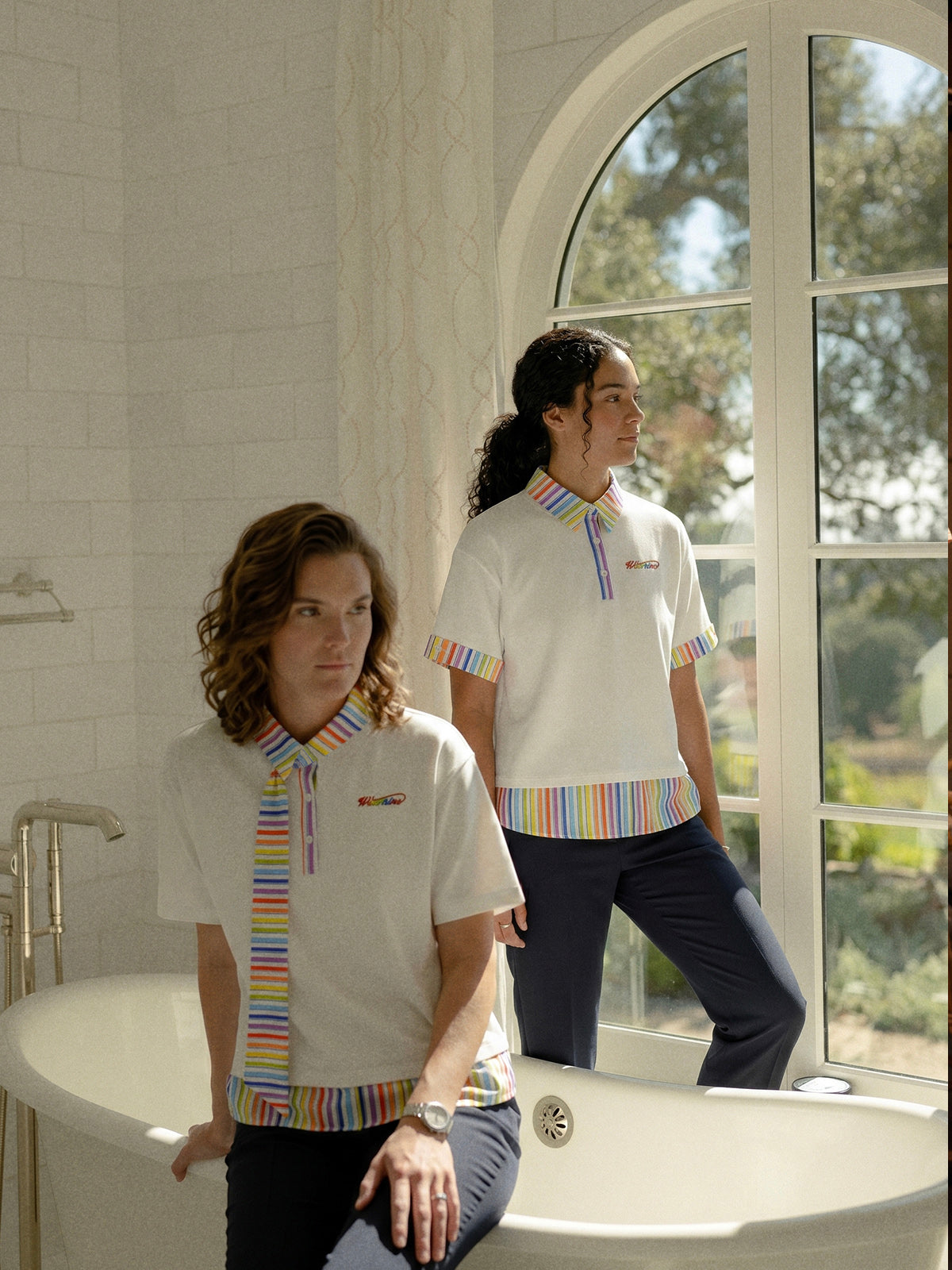 Pride Month Parade Picnic Statement Scarf Collar Tee for Adults