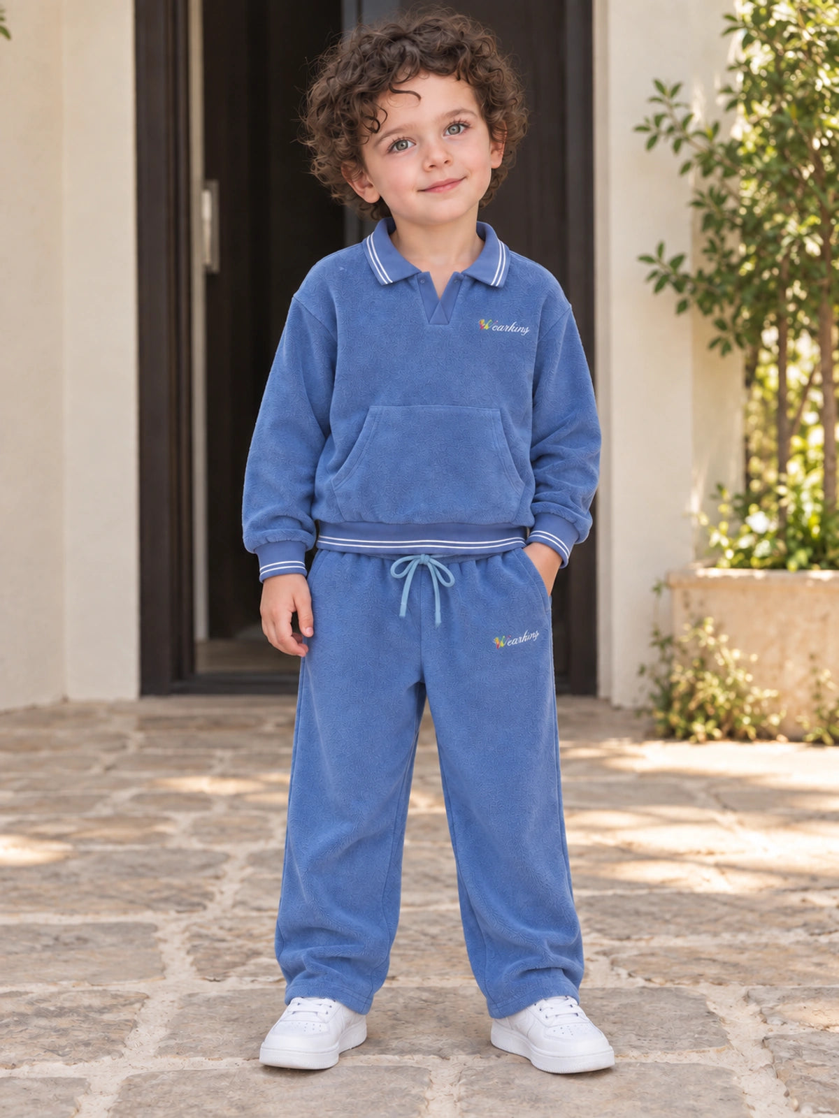 Kins Class Supple Theory Sweatshirt with Pants for Kids