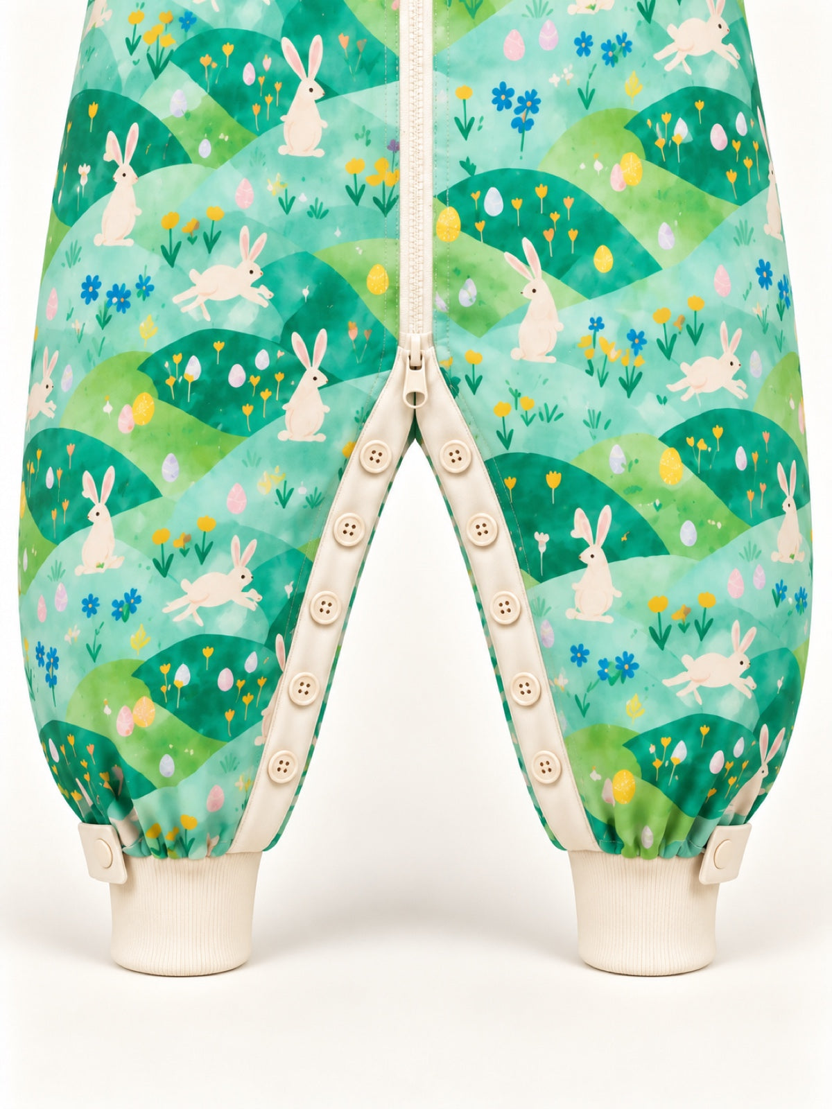 Cat Floral & Bunny Plaid Family Matching Onesie